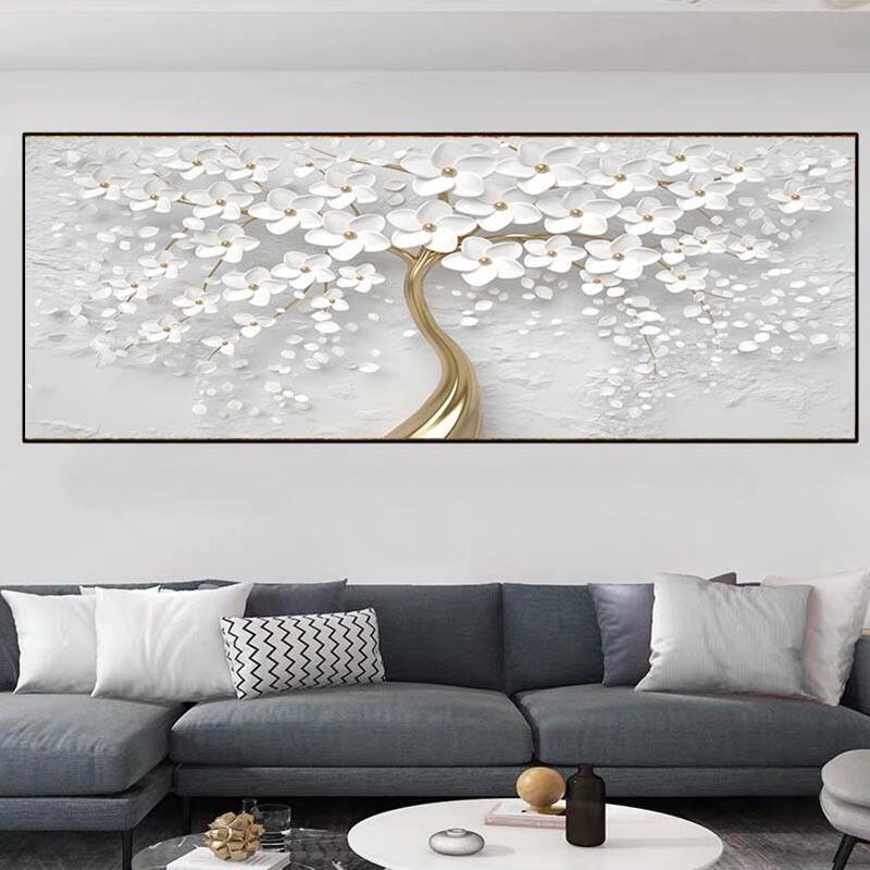 Abstract Tree of Life Oil Canvas Painting Landscape Posters and Prints Wall Art Pictures Cuadros Living Room Home Decor No Frame