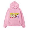 Helluva Boss Autumn Print Anime Hoodie Fleece Jacket Boys Comfortable Long Hoodie Sweatshirt Kawaii Pullover Kids Clothes Girls