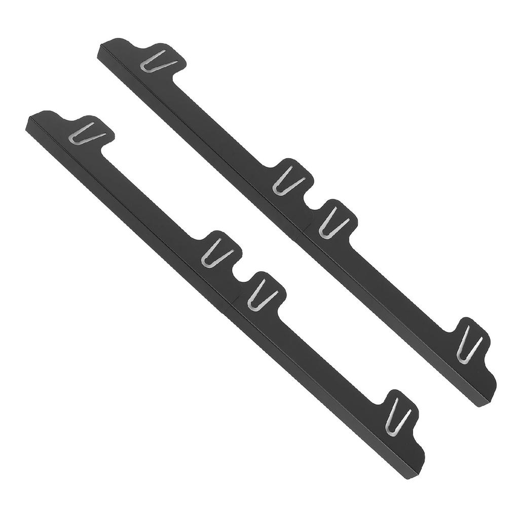 2 Stück Herdspaltabdeckung Edelstahl Herd Backofen Spaltfüller Schutz für Küchenarbeitsplatte Seitenabstand Schwarz