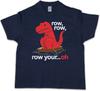 Reihe Reihe Oh Kinder Jungen T-Shirt Tyrannosaurus T-Rex Dinosaurier Spaß Boot Arme-