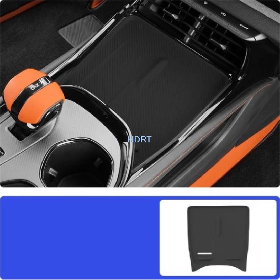 For Changan UNI-V UNIV 3th 2025 + Car Styling Center Console Gear Shift Storage Box Water Cup Holder Cover Wireless Charging Pad