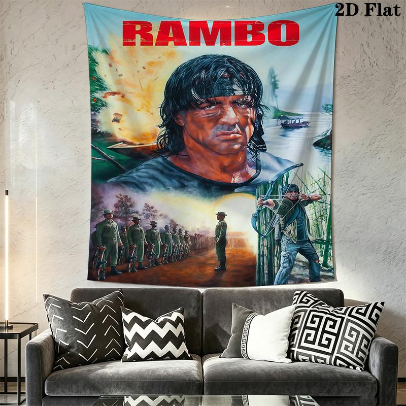 Rambo First Blood Part Ii Threepiece Set 1 Duvet Cover 2 Pillowcase Without Core Duvet Cover And Pillowcase Bedding Set Soft And Comfortable