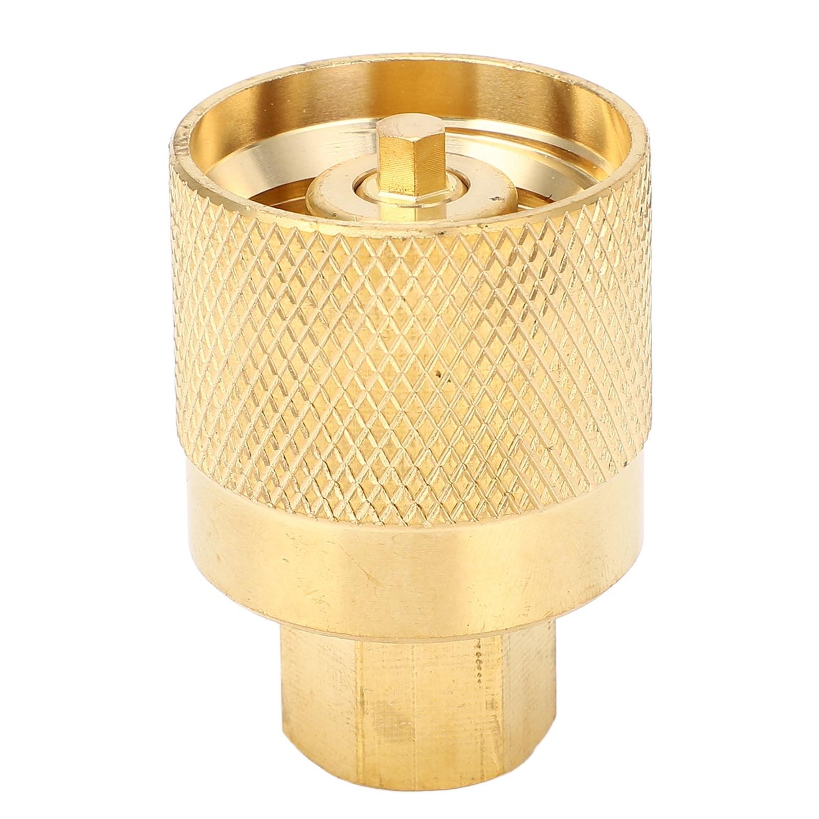 

Female Forklift Tank Connector RE7141F Metal Quick Install Forklift Fitting Adapter for 20 Lb 33.5 Lb 43.5 Lb Tanks