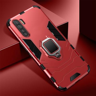 Αντικραδασμική θήκη Armor για OPPO A91 A31 F15 A5 A9 2020 Κάλυμμα τηλεφώνου Ring Stand για Realme X50 Pro Reno 2Z 2F Find X2 Neo