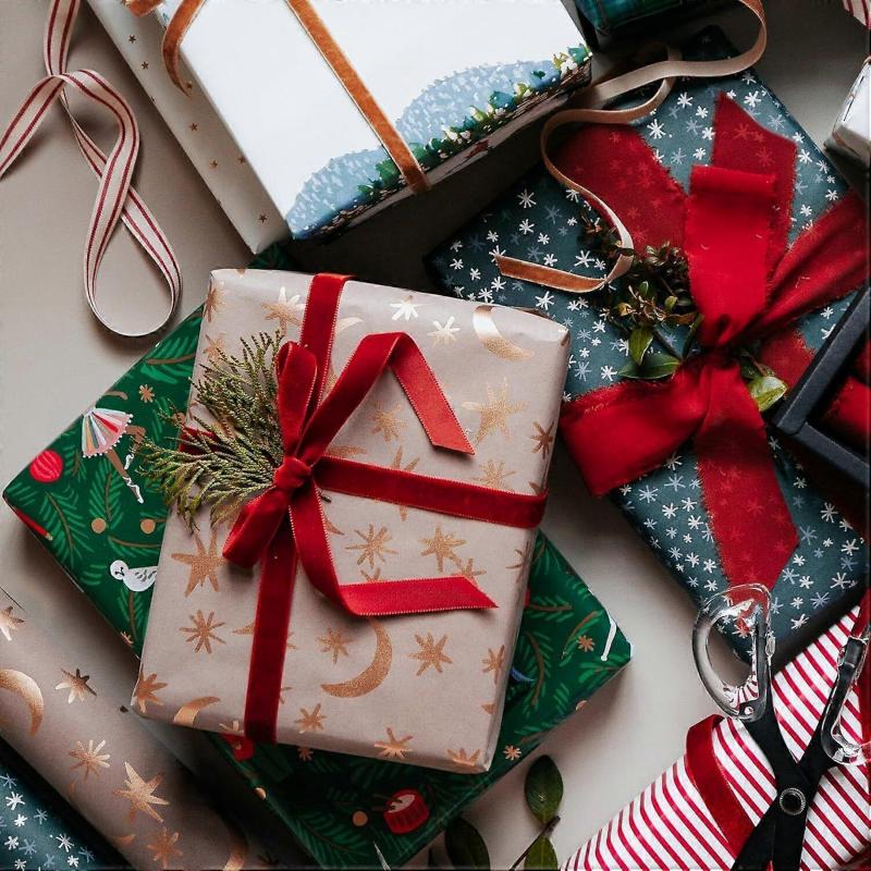 Nœuds Velours Rouge pour Décorations d'Arbre de Noël Guirlande avec Attaches torsadées 12 pièces