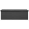 Składana Ławka Ze Schowkiem, Szara, Pvc