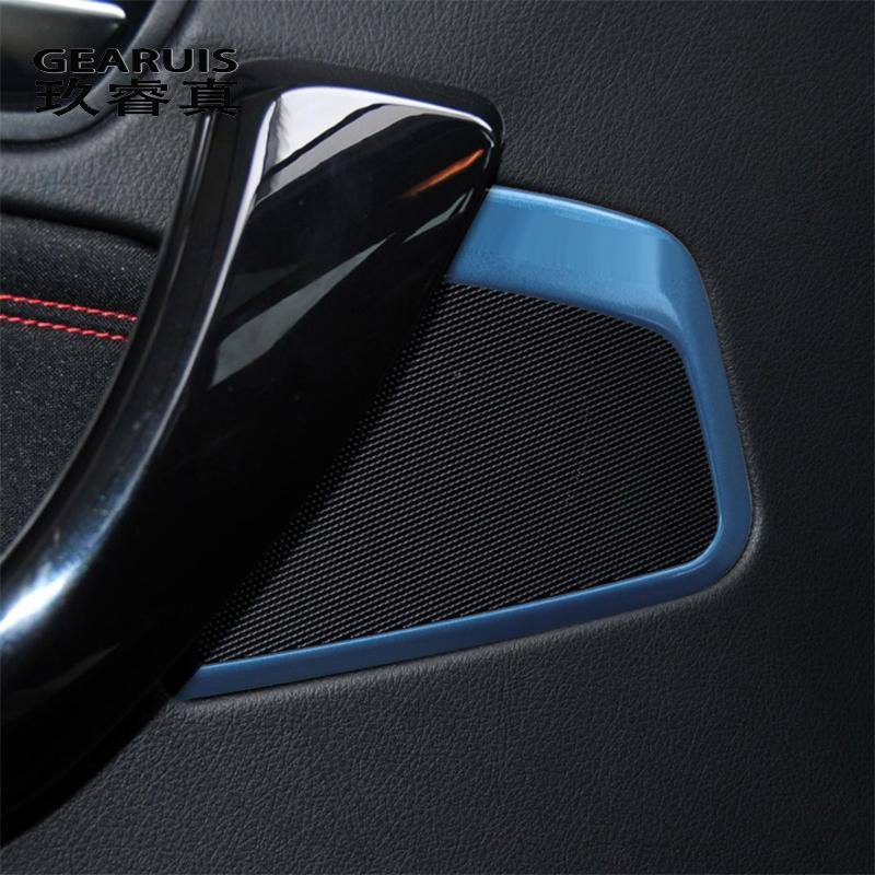 Auto-Styling für BMW 1er F20 F21 Sport Style Zubehör Innenverkleidung Tür Audio Lautsprecher Panel Dekoration Abdeckung