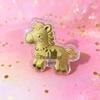 2026 Year of the Horse 999 Pure Gold Coin Keychain Pendant