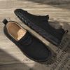 38-46 Men's Leather Casual Shoes Handmade Loafers Comfortable Men's Slip on Shoes Flat Moccasins Boots