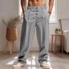 Men's Casual Pants Male Summer Breathable Trousers Solid Color High Quality Sweatpants Hawaiian Beach Sports Jogging Pants