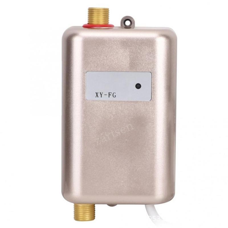3800W Electric Water Heater Instantaneous Tankless Instant Hot Water Heater Shower Flow Water Boiler