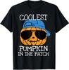 Coolest Pumpkin In The Patch Halloween For Boys Kids T-Shirt