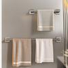 Wall Mounted Towel Holder Slipper Rack Bathroom Storage Rack Holder Without Drilling Bathroom Horizontal Bar Towel Rack