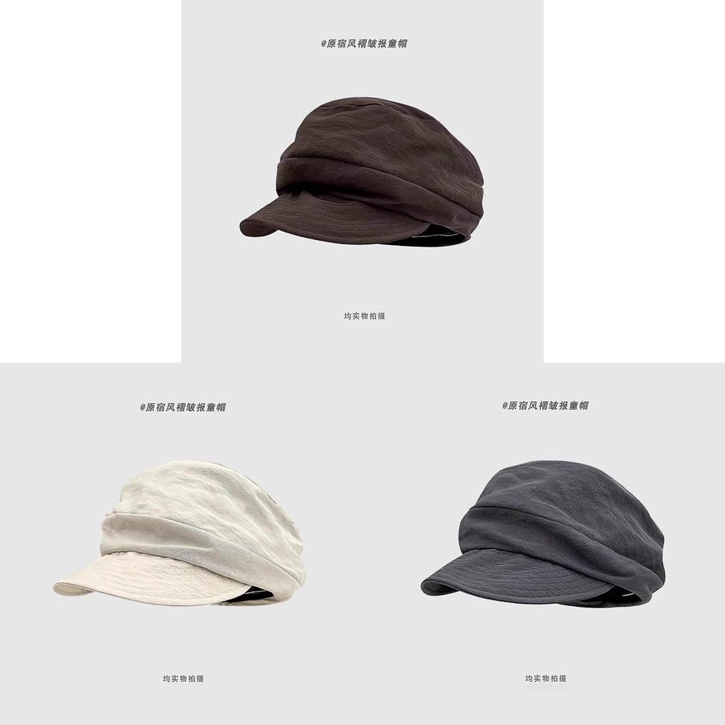 Artistic Beret Hat For Women With Sunshade And Breathable Mesh For Spring And Fall Wear
