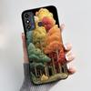 Phone Case For ZTE Blade A53/A53 Plus/Optus X Delight 2 Jelly Soft Black Cover Cute Printed Pattern Rabbit Lamp Penguin Casing
