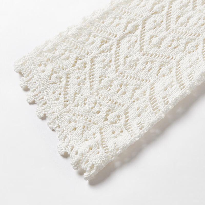 Women's Bohemian Off-Shoulder Crochet Knit Top