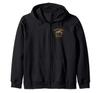 Daytona Beach Bike Week Retro Antikes Motorrad Design Zip-Hoodie