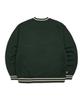 MARK GONZALES Angel V-Neck Preppy Knit - D/Green