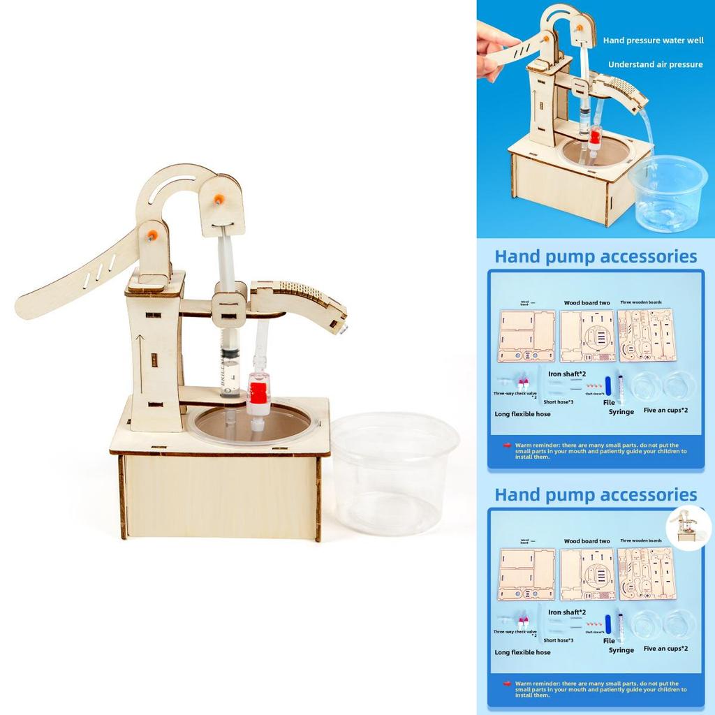 Wissenschaftsexperiment DIY Handpumpen-Set für Kinder Pädagogisches Wissenschaftsspielzeug