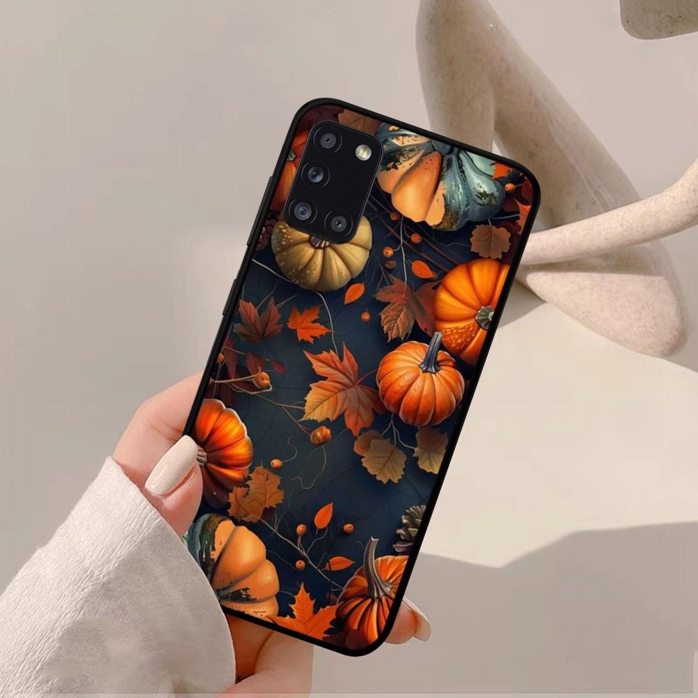 Pumpkin Happy Fall Autumn Phone Case For Samsung A 10 11 12 13 20 21 22 30 31 32 40 51 52 53 70 71 72 73 91 13 Shell