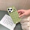 Magnetic Solid Color Polka Dot Case for iPhone 17, 16 Pro Max, 15, 14