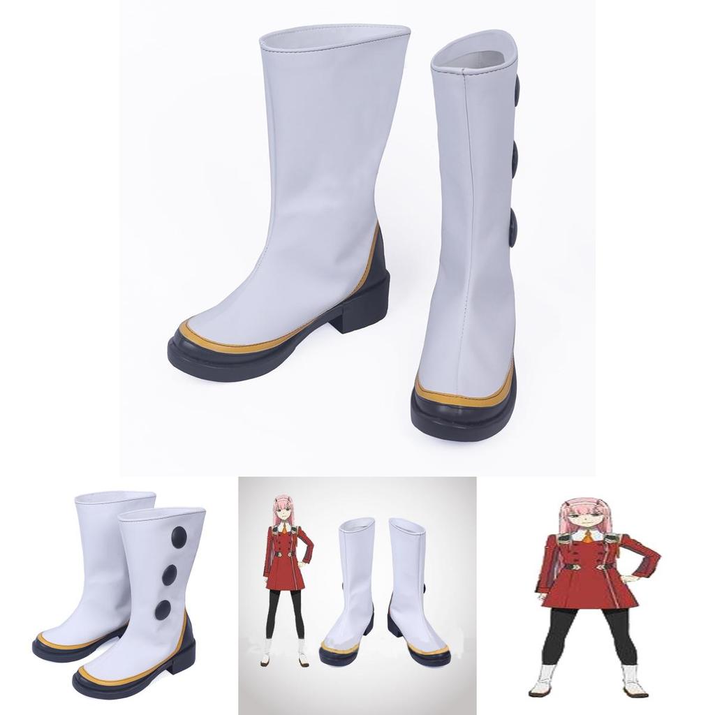 Stilvolle Darling In The Franxx Cosplay Schuhe 02 Cosplay Stiefel Zero Two Damen Cos Schuhe