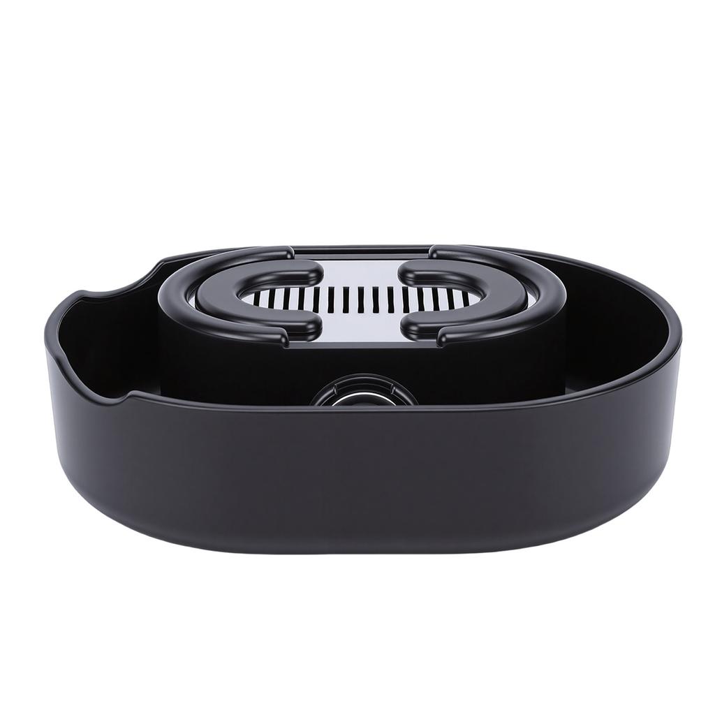 Manual Beard Trimmer Rinser Push Type Quick Cleaning Universal Shaving Tool Rinser Cleaner Black