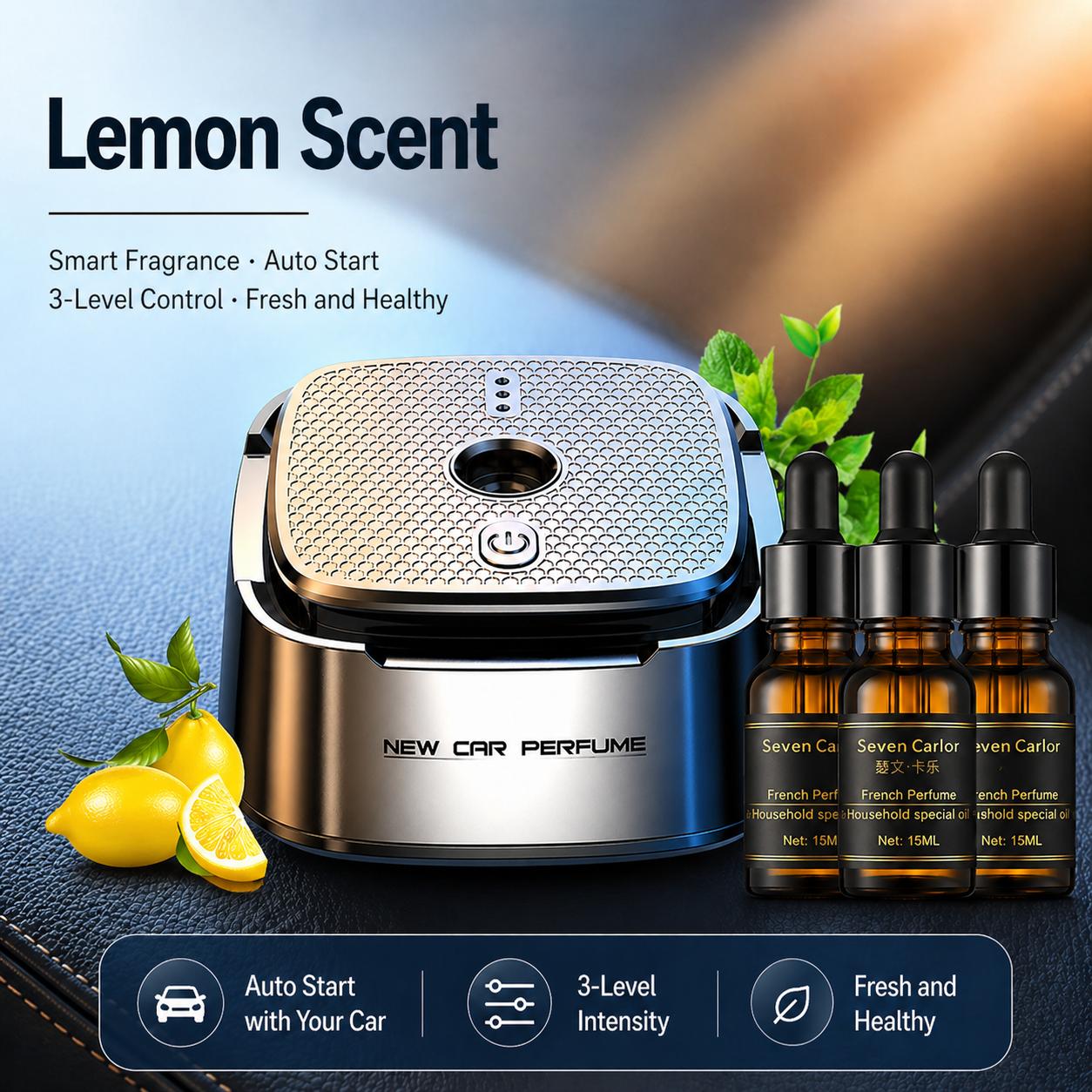 Smart Car Air Freshener Long-lasting Light Fragrance Car Spray Men s Car Interior Fragrance Decorative Item Fragrance Diffuser лимон