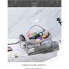 Transparent Travel Makeup Bag Design Large Capacity Cosmetic Organizer Toiletry Pouch for Women with Portable Skincare Storage