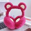 Cute Bear Ear Earmuffs Foldable Thickened Ear Cover Anti-Freeze Keep Warm Ear Warmer for Women Girls