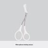 Three-Color Folding Anti-Scratch Eyebrow Razor with Safety Trimmer Blade