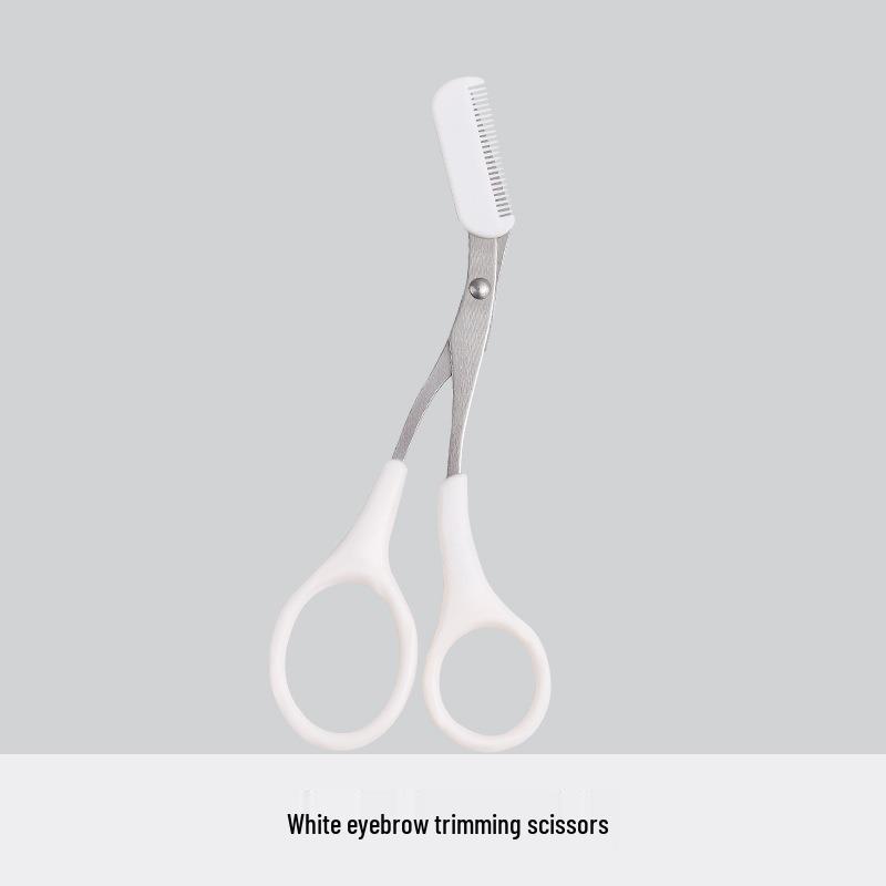 Three-Color Folding Anti-Scratch Eyebrow Razor with Safety Trimmer Blade