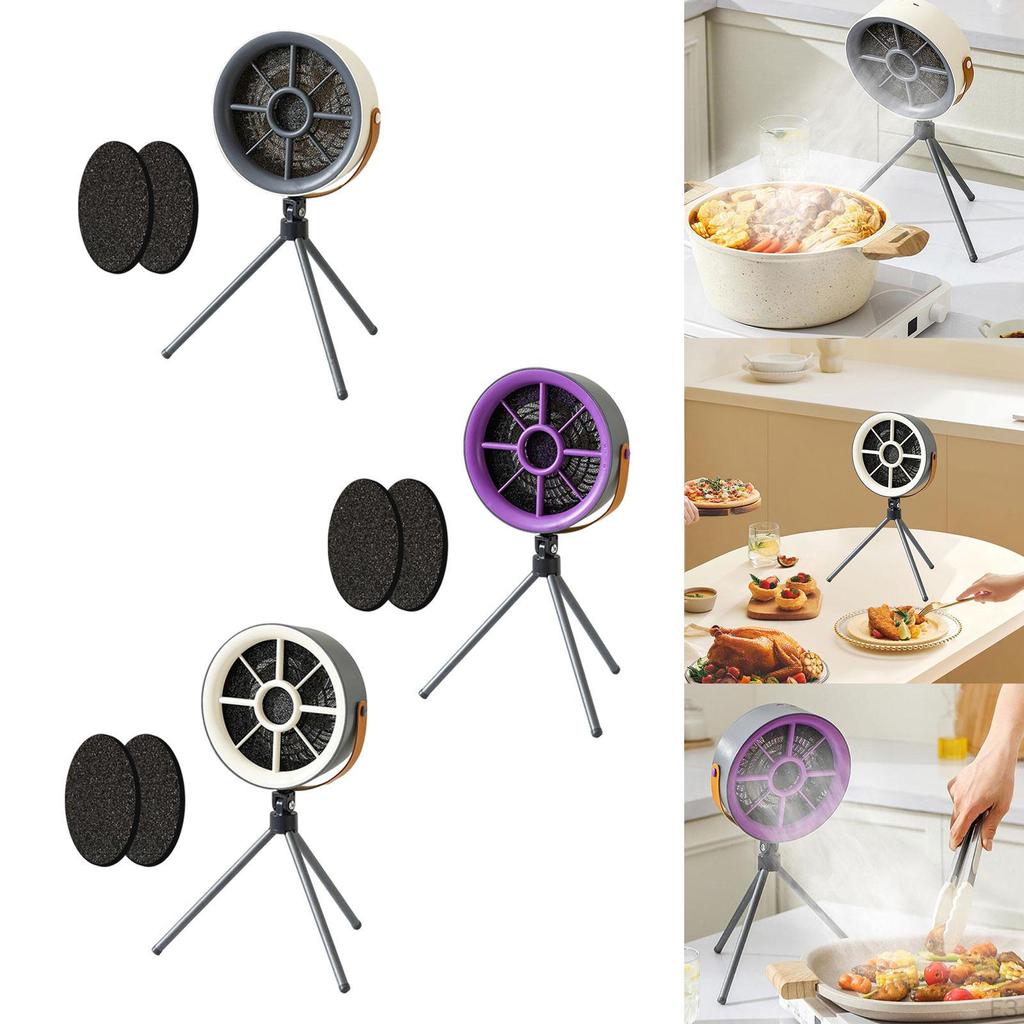 Desktop Range Hood Machine Portable Smoke Extractor Indoor Barbecue Fume for RV