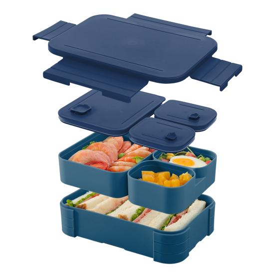 Bento obědový box pro dospělé a děti, nepropustný obal na oběd, vícedílná nádoba na plánování jídla