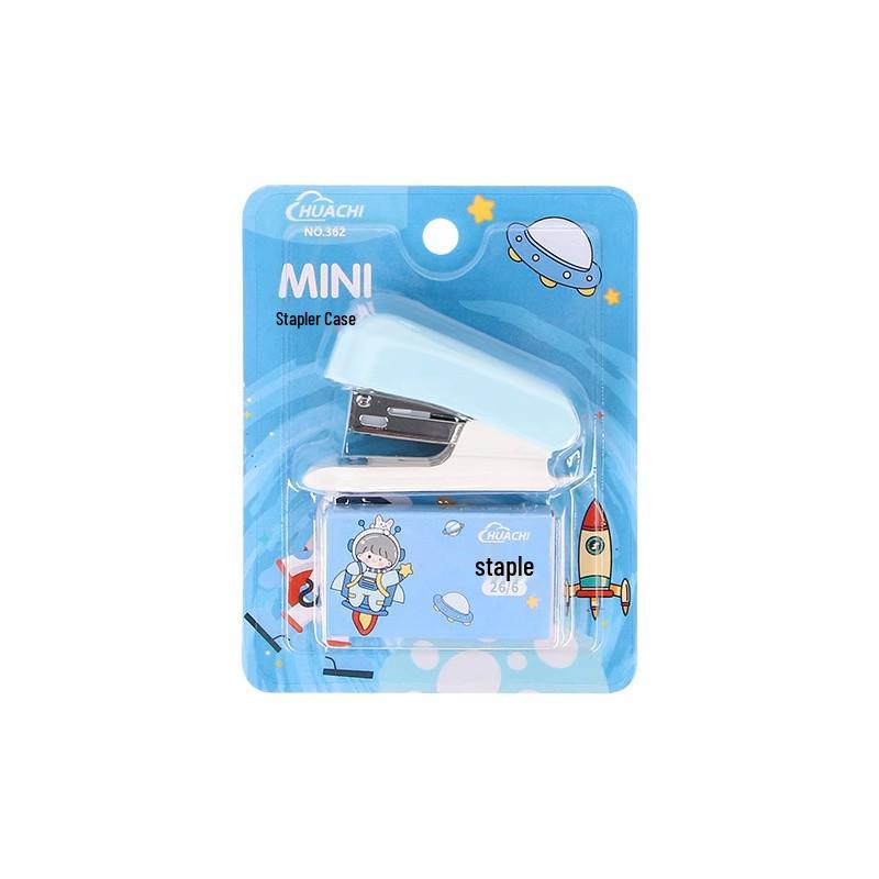 Neuling-Spezial: Mini Cartoon Hefter Set – Niedliche und Multifunktionale Schulanfangs-Schreibwaren