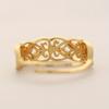 Luxury Golden Ring for Women, Lace Hollow Design, Romantic Birthday Gift/daily Wear/adjustable Ring