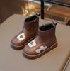 Mädchen Bestickte Stiefel Warme Winterstiefel für Kinder Dicke Sohle Süße Kinder Lässige Prinzessin Baumwollstiefel Rutschfest Vielseitig