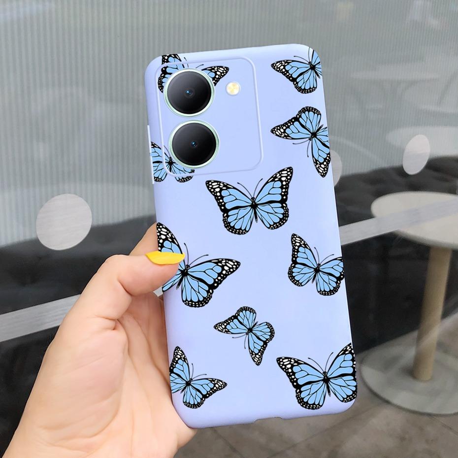 For Vivo Y36 Case 2023 Cute Love-heart Pattern Jelly Silicon Soft Phone Back Cases Cover For VivoY36 Y 36 4G 5G V2247