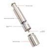 2-in-1 Pfeffer-/Salzmühle Edelstahl Kleine Pfeffermühle Küche Premium Manuell Drucktyp Gewürzmühle Küchengerät