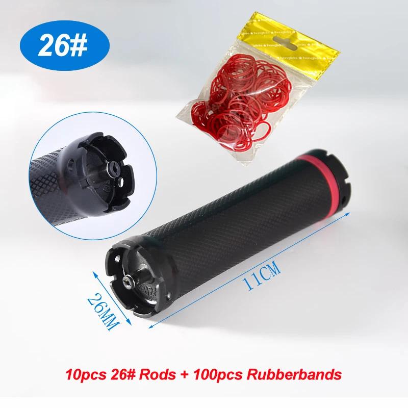 

10 шт./комплект Цифрові бігуді з одним отвором 24 В. Підігріві бігуді з гумками. Стайлінг для завивки Гаряча плойка Стрижні 1687