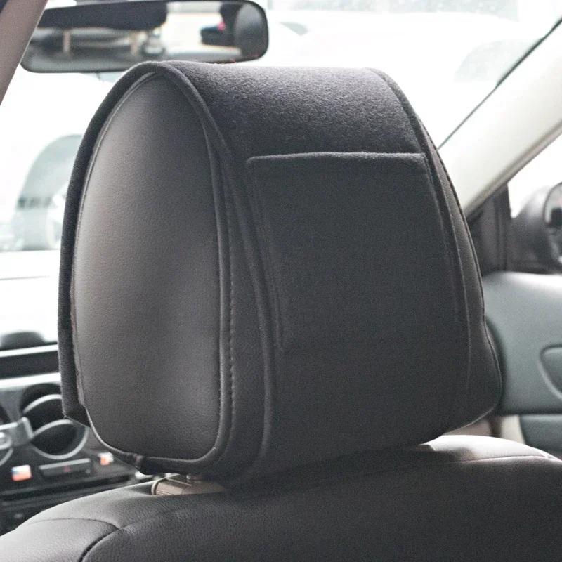 Car Sticker 1PCS Hot Car Headrest Cover Fit for Mercedes Benz W212 W204 W211W168 W213 W205 W169 W176 W177 W210 W108 W124 Accesso