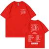 T-shirt Imprimé Album du Chanteur Beele Borondo T-shirts Oversize Mode Haute Qualité Unisexes Unisexes Coton Décontracté Manches Courtes T-shirts