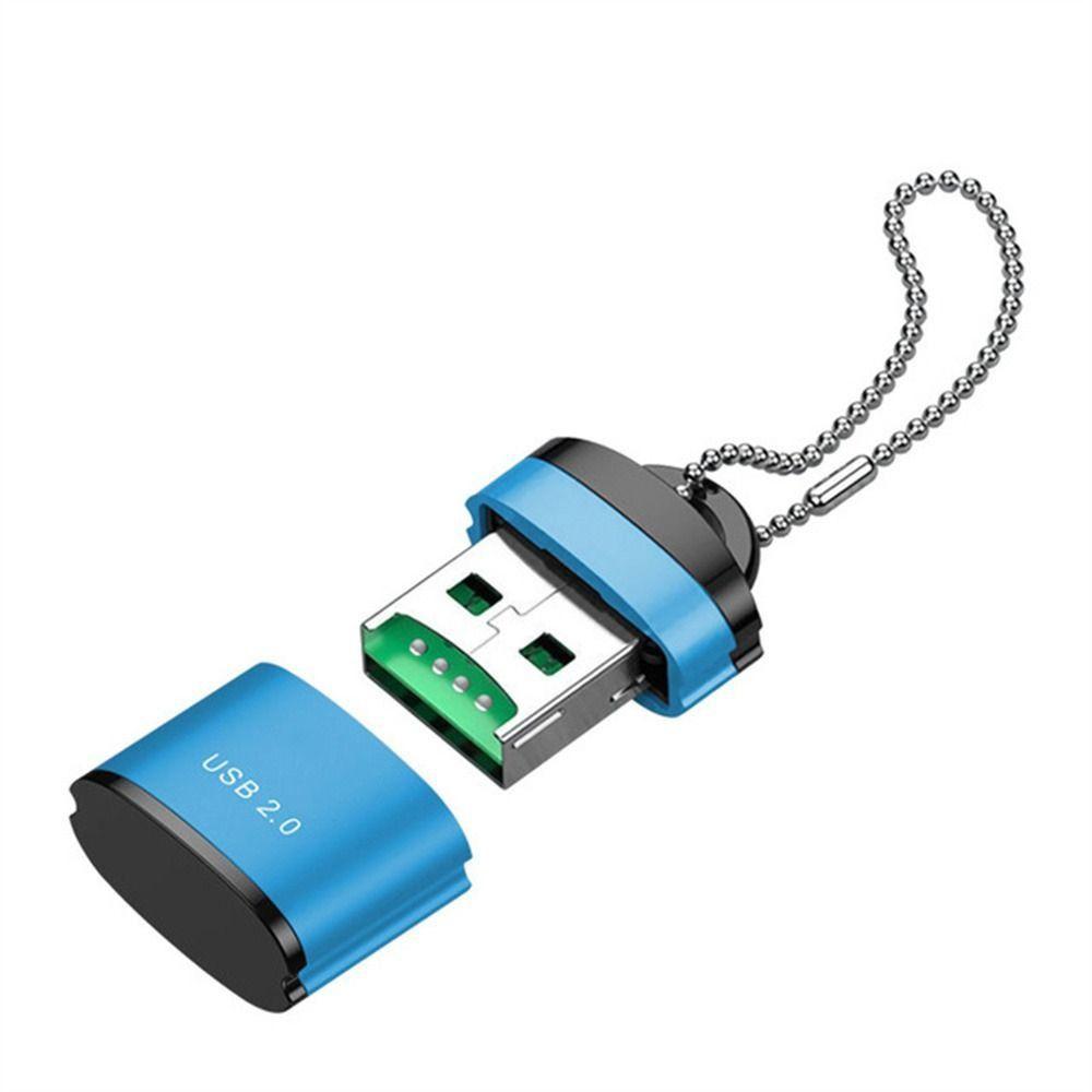 Поставляет USB 2.0 Для аксессуаров ноутбука USB-разъем USB-адаптер Устройство для чтения карт Устройство для чтения карт памяти синий