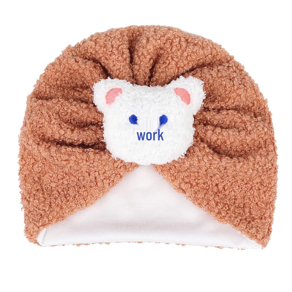 Berretto Cartone Animato in Pile Teddy per Bambini - Caldo Cappello Autunno/Inverno, 15 Colori
