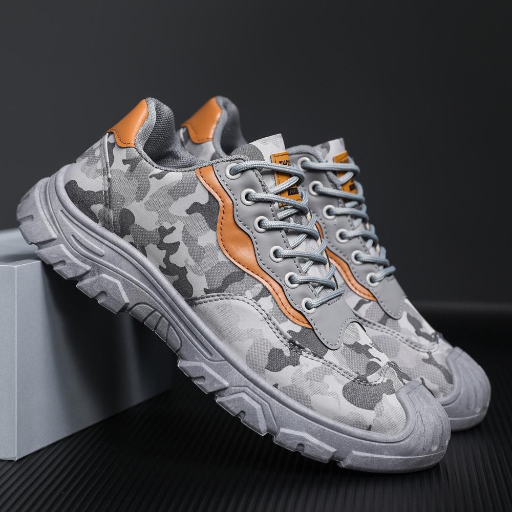 Casual versatile camouflage cloth shoes new men's sports liberation canvas shoes work work soft-soled shoes hot