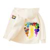 Kids Clothing Gift Child Cardigan Jacket Anime Cartoon A-Z Letter Windbreaker Hooded Girl Clothes Casual Thin Tops Coat