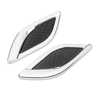 YIDELI Side Dummy Duct Side Fender Garnish Intake Decoration Side Door Fin Sticker Plated