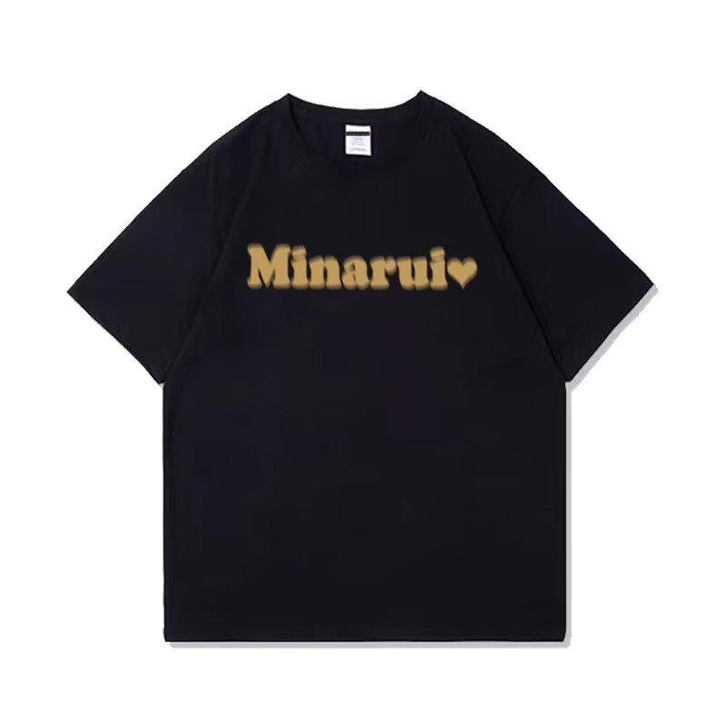Women's Trendy Loose-Fit Round Neck T-Shirt with Unique Five-Sleeve Design for Summer 2025