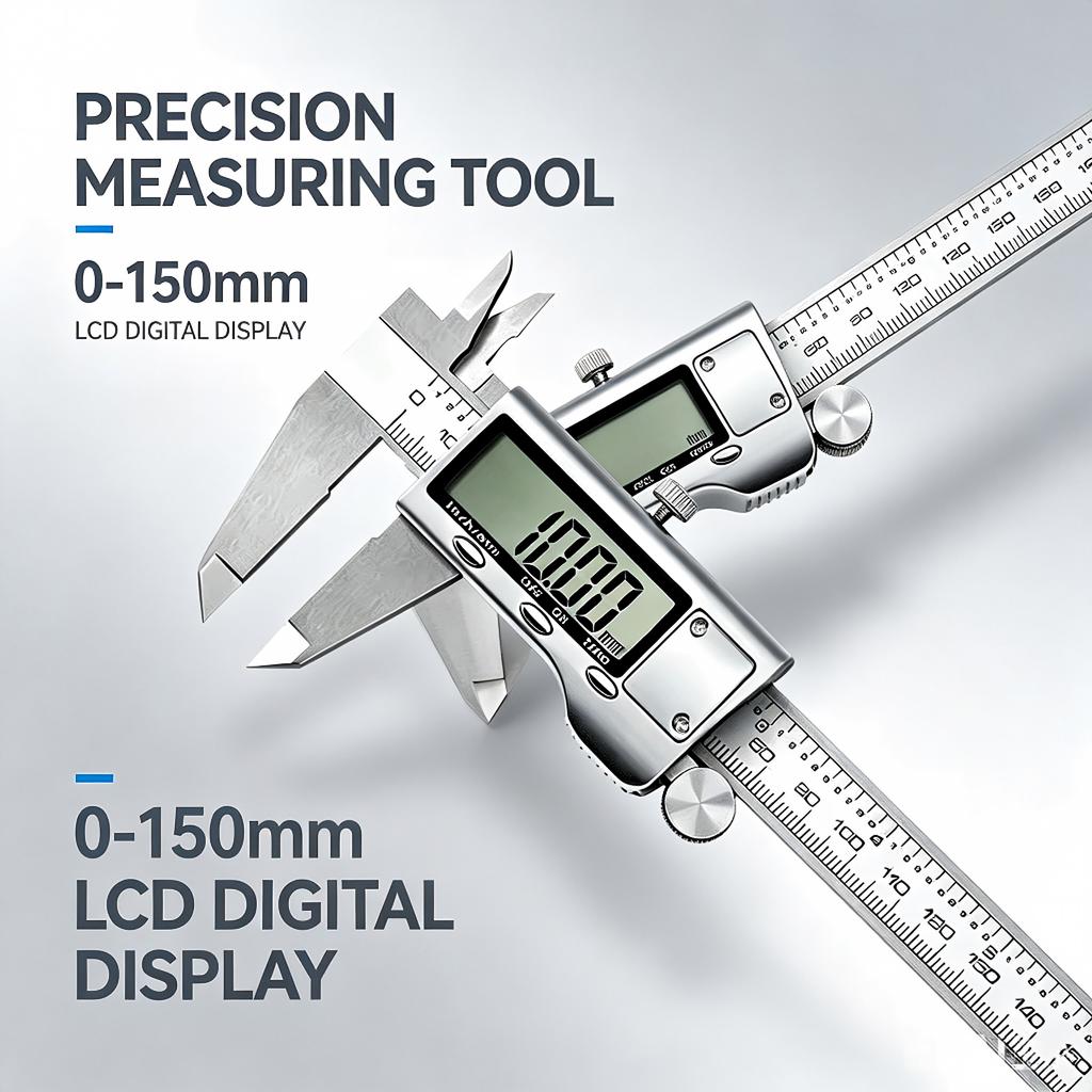 All-metal Stainless Steel Electronic Digital Caliper High-precision Measuring Digital Tool 0.01mm Resolution China