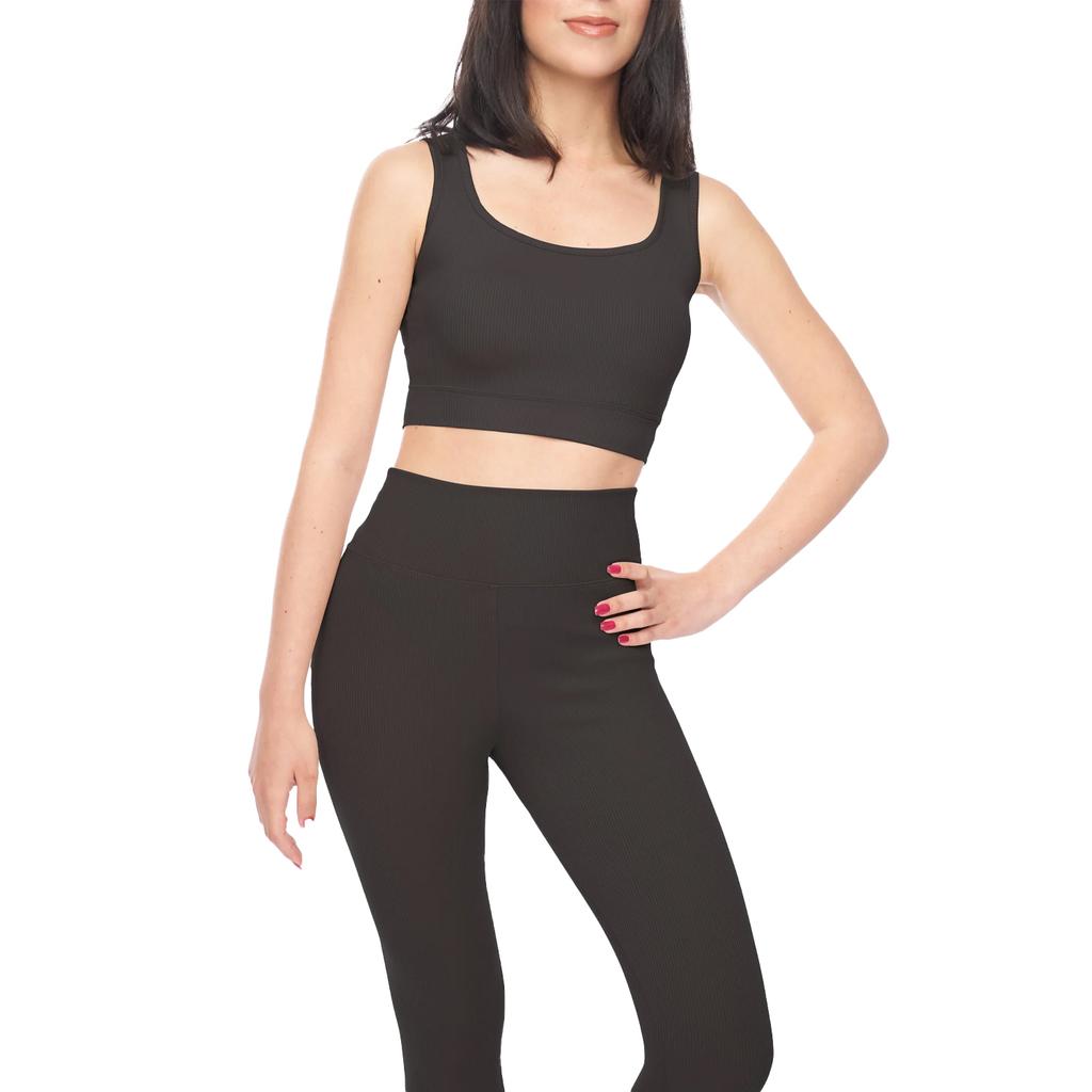 Lookus Damen/Damen Maside Set aus geripptem Oberteil und Leggings